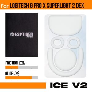 ESPTiger ICE V2 skates for Logitech G PRO X SUPERLIGHT 2 DEX